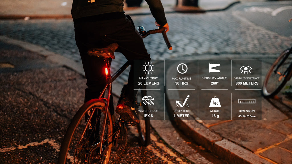 Usb c 2025 rear bike light