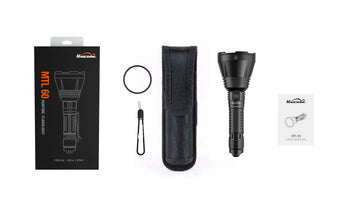 MTL 60 - Flashlight - 1000 Lumens - 800m - IPX8 - USB Type-C Rechargeable
