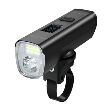 Allty 1500S -  Front Light with LED Screen  - Garmin and GoPro Mounts included