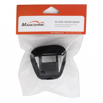 MJ-6058 - Helmet Mount for MJ Headlights with Velcro Strap and Optimal Angle