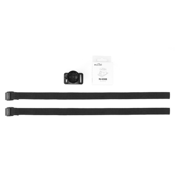 MJ-6260B - Helmet mount base w/ 2x Nylon Straps included - 60º adjustable angle