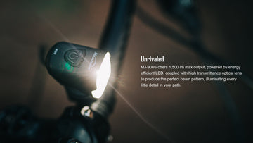 MJ-900SB - E-bike Light - 1500 Lumens - Comes With Battery Pack - Motor cable sold separately