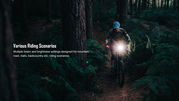 MJ-900SB - E-bike Light - 1500 Lumens - Comes With Battery Pack - Motor cable sold separately